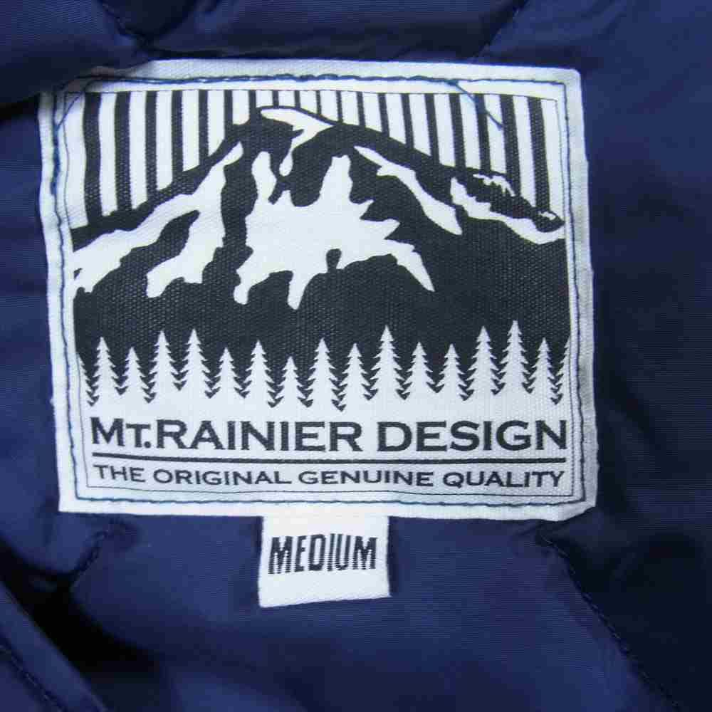 Mt RAINIER DESIGN マウントレイニアデザイン キルティング ダウン カーディガン ネイビー系【中古】