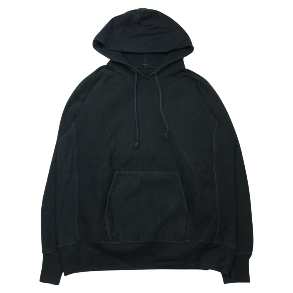 AURALEE オーラリー 17AW A7APO2SM SWEAT PARKA スウエット パーカー ブラック系 4【中古】