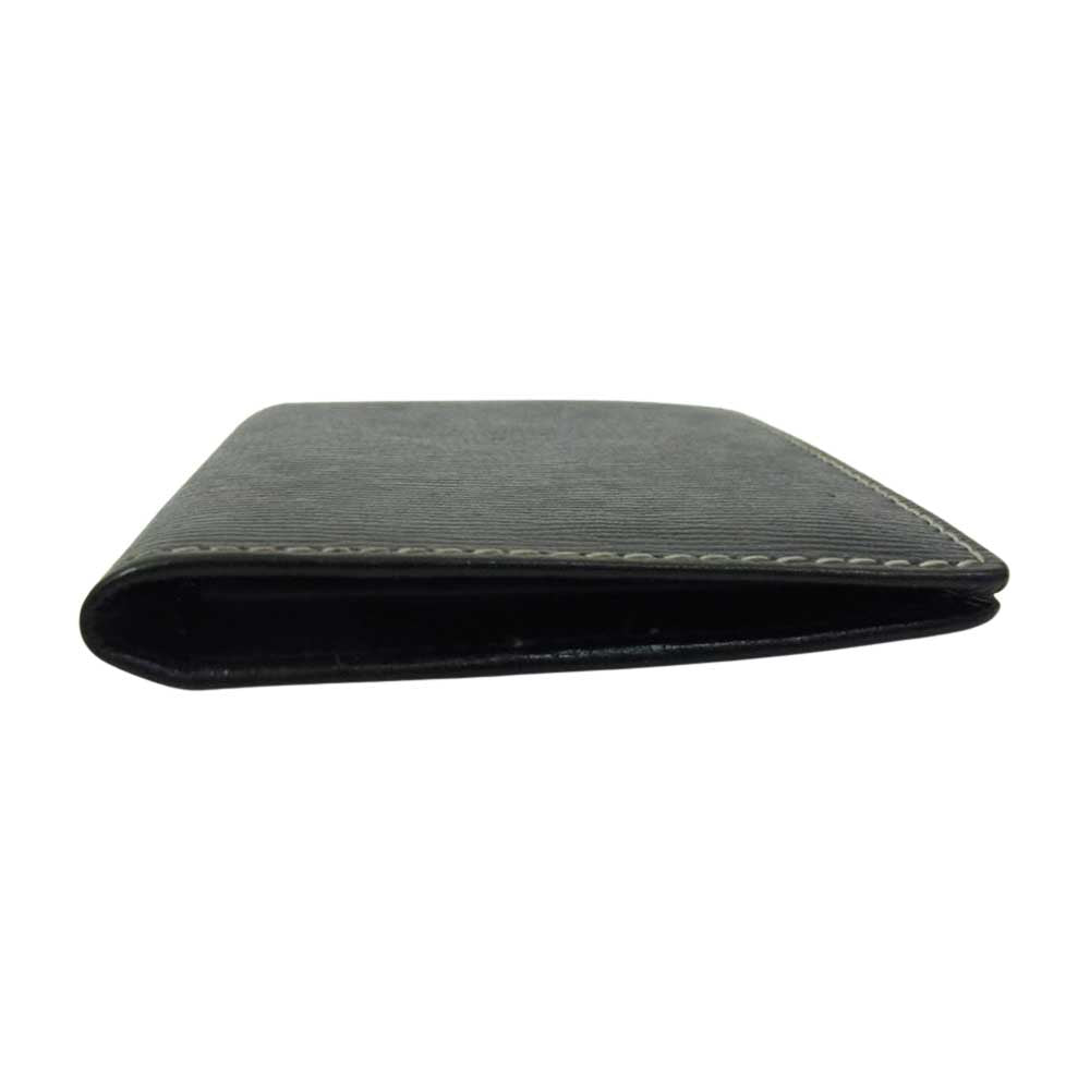 WHITE HOUSE COX ホワイトハウスコックス S7412 NAME CARD CASE / BRIDLE ブライドルレザー カードケース 名刺入れ ブラック系【中古】