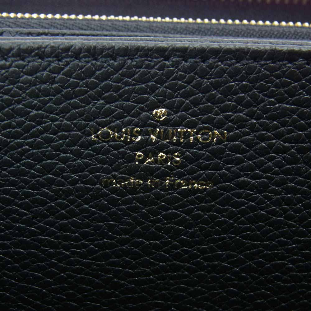 LOUIS VUITTON ルイ・ヴィトン M80481 バイカラー モノグラム アンプラント ジッピーウォレット ブラック系 ベージュ系【美品】【中古】