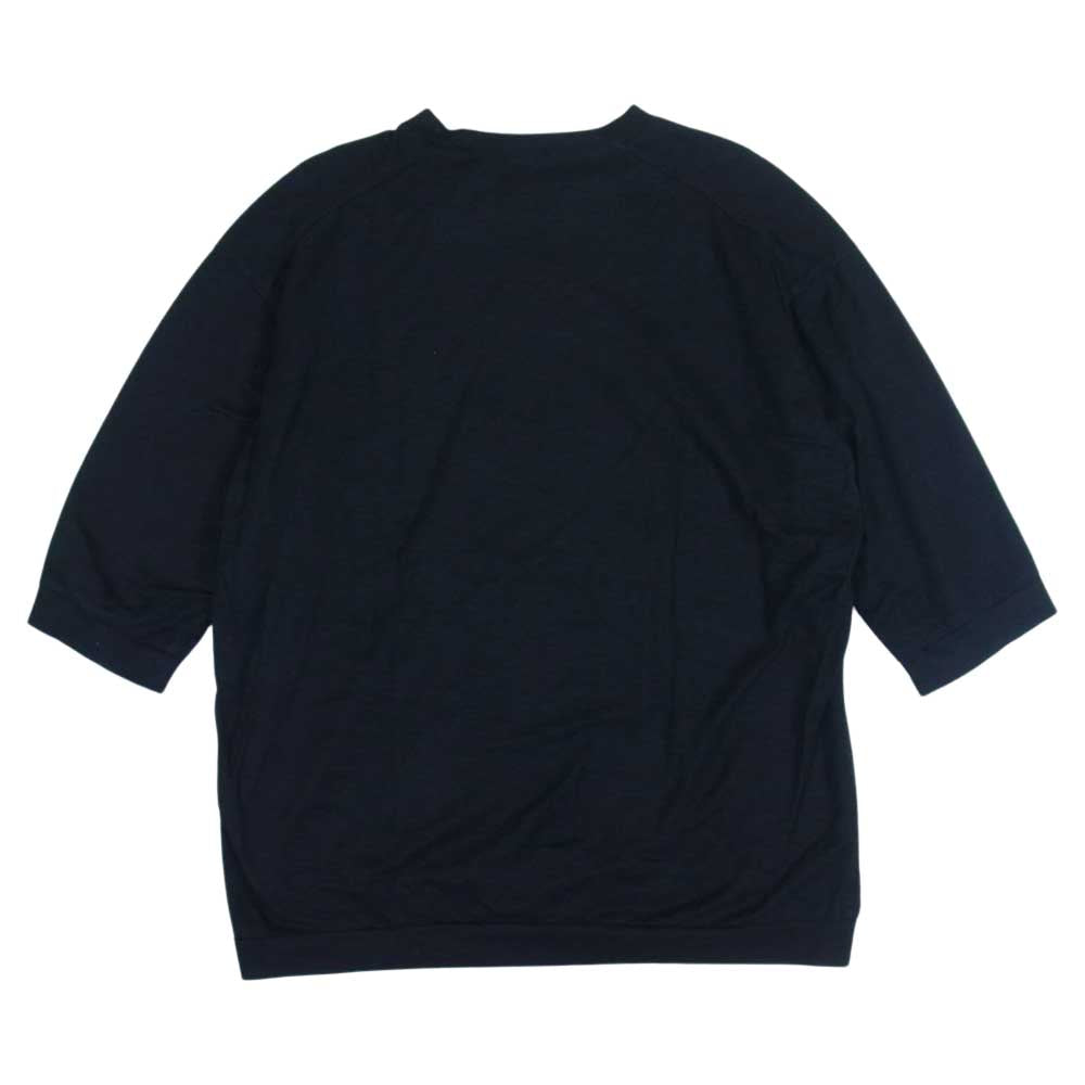スタイルクラフト WARDROBE ramie 鹿子 ワードロープ T-SWEATER ブラック系 2【中古】