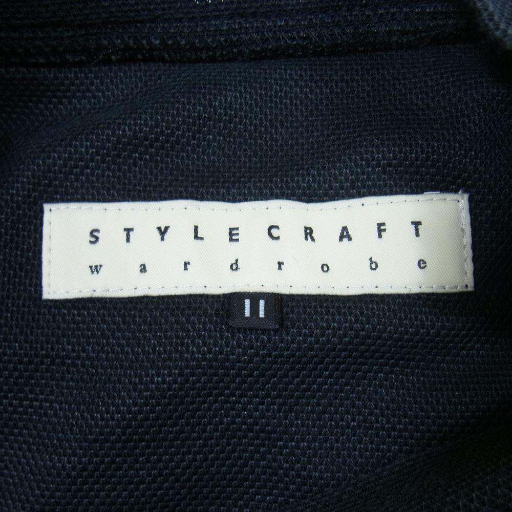 スタイルクラフト WARDROBE ramie 鹿子 ワードロープ T-SWEATER ブラック系 2【中古】