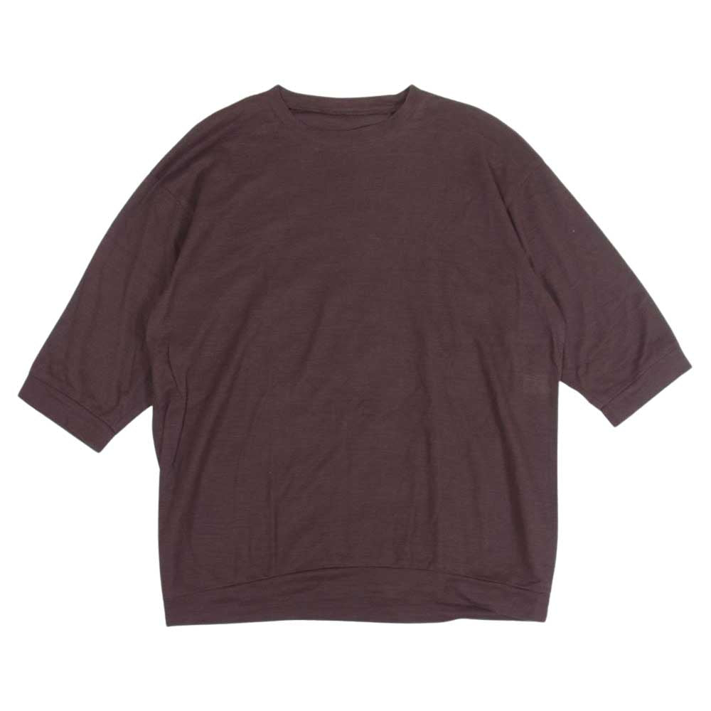 スタイルクラフト WARDROBE ramie 鹿子 ワードロープ T-SWEATER Brown ブラウン系 M【中古】