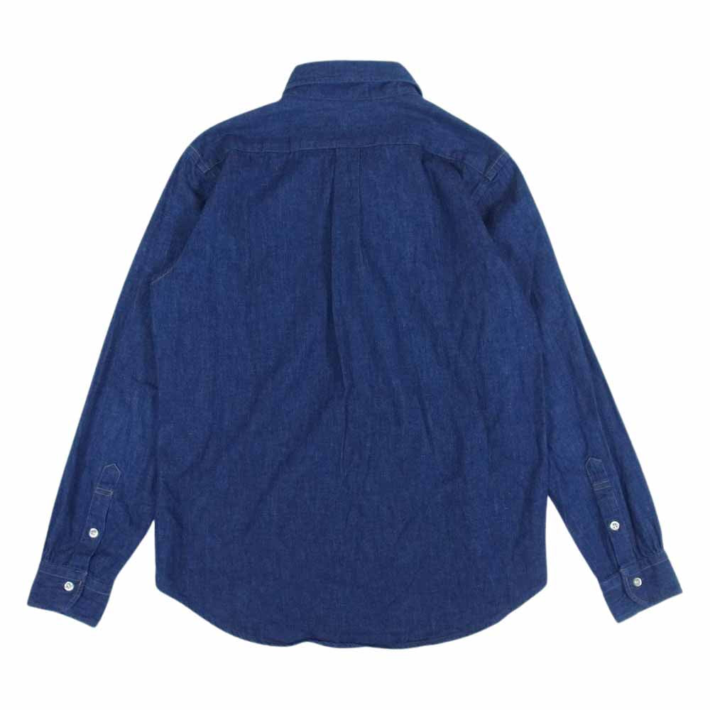 orSlow オアスロウ ボタンダウン デニムシャツ ブルー系 ネイビー系 M【中古】