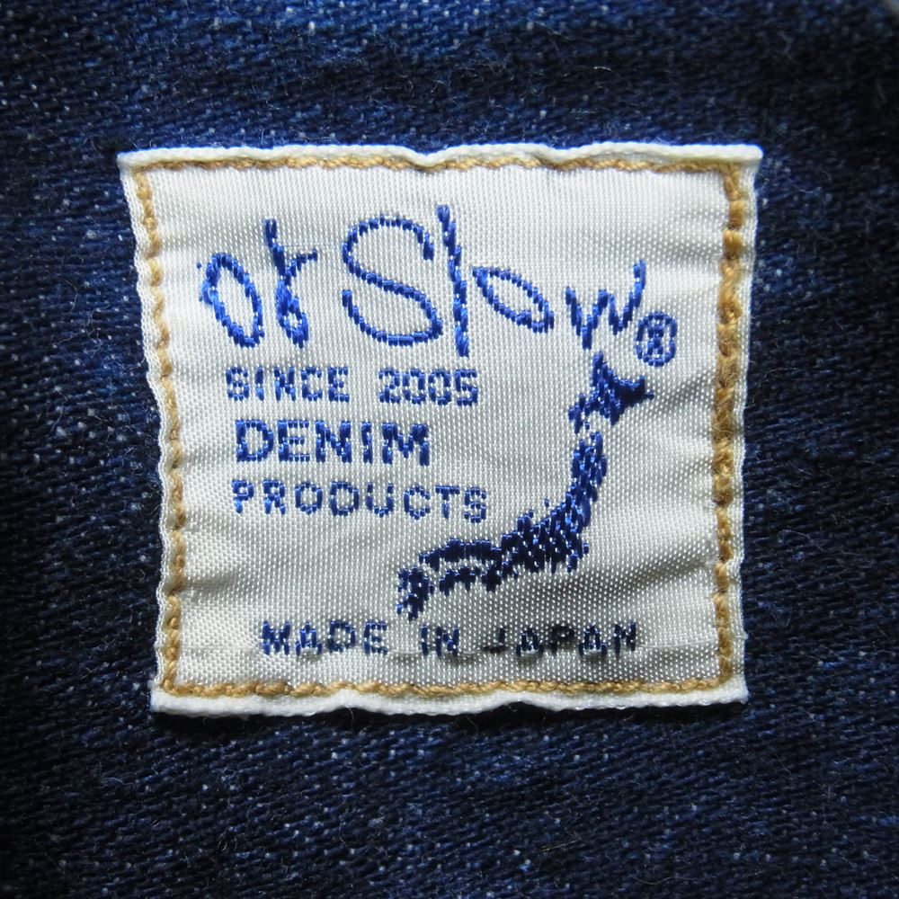 orSlow オアスロウ ボタンダウン デニムシャツ ブルー系 ネイビー系 M【中古】