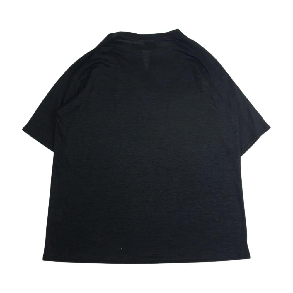 ジャンゴアトゥール リネン ヘンリーネック Tシャツ ブラック系 L【中古】