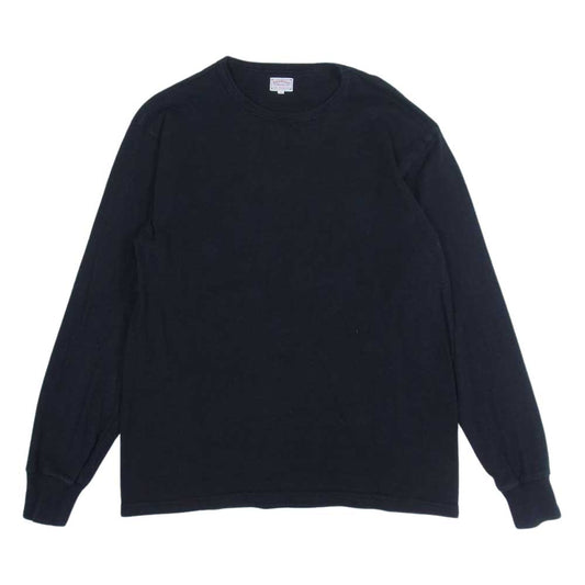 The REAL McCOY'S ザリアルマッコイズ BALL PARK AMERICAN ATHLETIC TEE アメリカンアスレチック カットソー 黒系 ブラック系 M【中古】