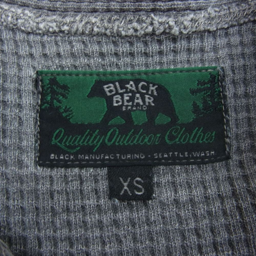 ブラックベアブランド ヘンリーネック カットソー グレー系 グレー系 XS【中古】