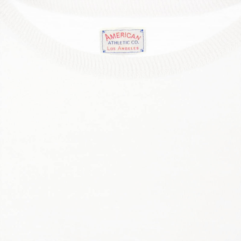 The REAL McCOY'S ザリアルマッコイズ BALL PARK AMERICAN ATHLETIC TEE アメリカンアスレチック カットソー 白系 ホワイト系 M【中古】