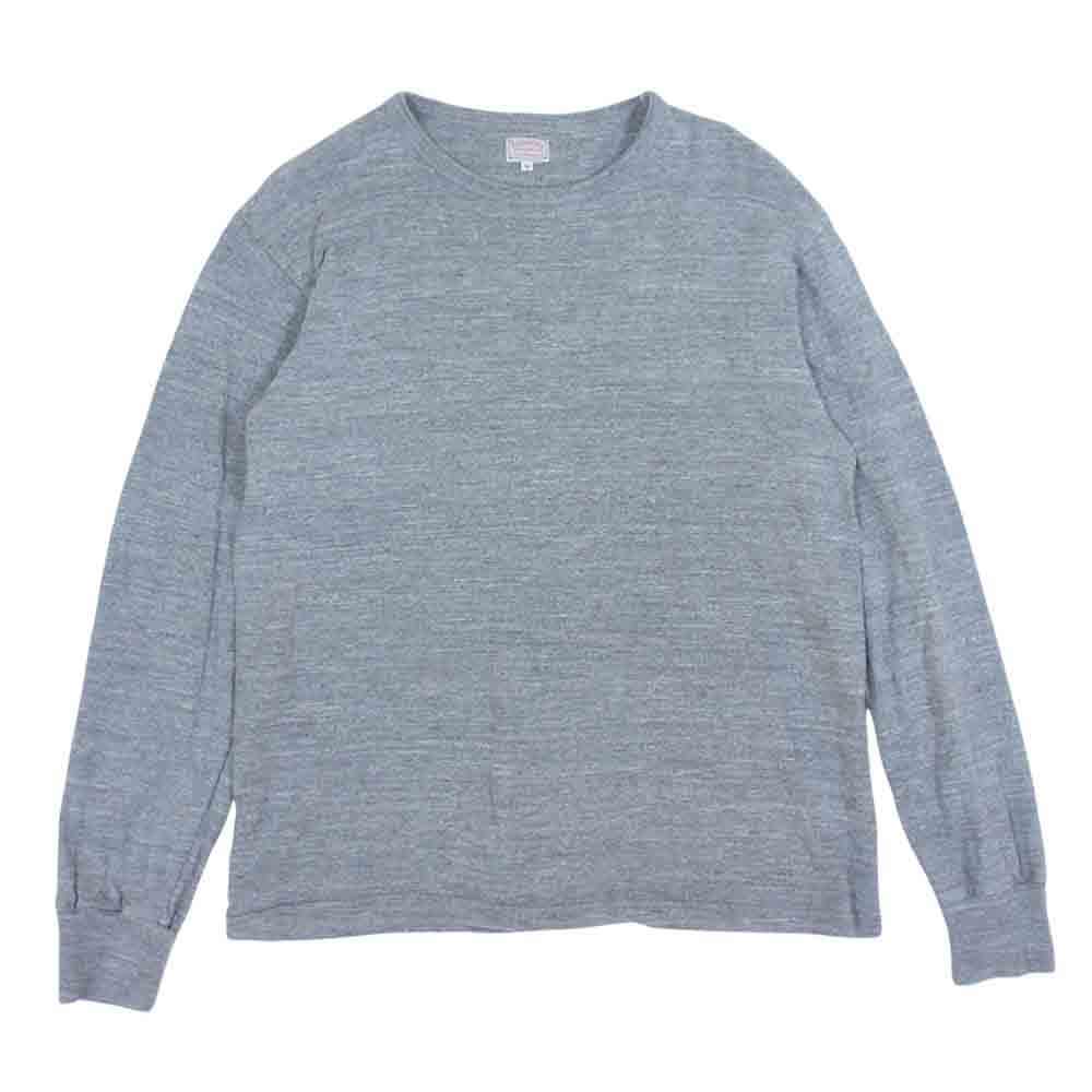 The REAL McCOY'S ザリアルマッコイズ BALL PARK AMERICAN ATHLETIC TEE アメリカンアスレチック カットソー グレー系 グレー系 M【中古】