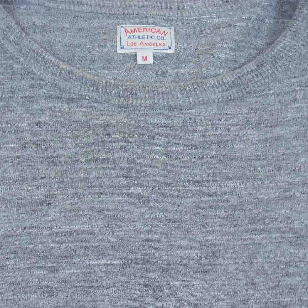 The REAL McCOY'S ザリアルマッコイズ BALL PARK AMERICAN ATHLETIC TEE アメリカンアスレチック カットソー グレー系 グレー系 M【中古】