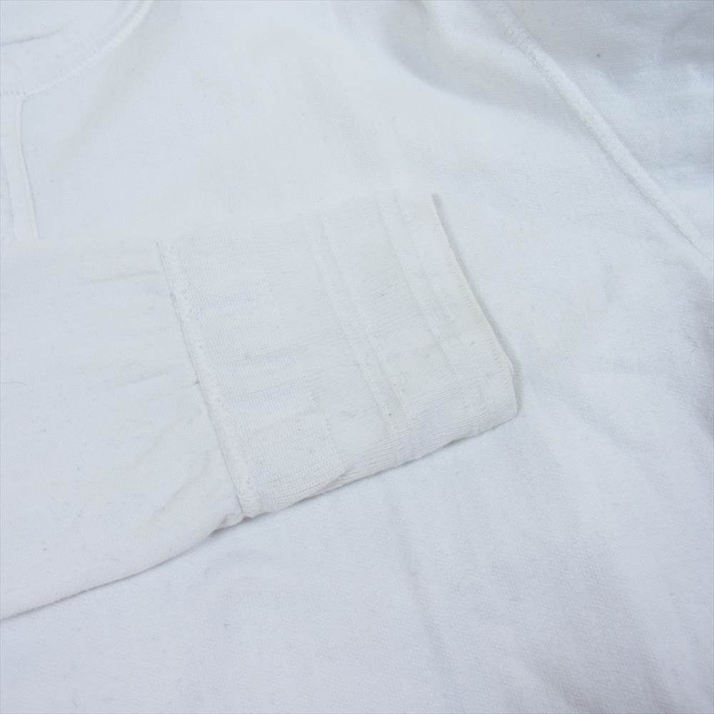 The REAL McCOY'S ザリアルマッコイズ DOUBLE DIAMOND ダブルダイヤモンド ヘンリーネック カットソー 白系 ホワイト系【中古】