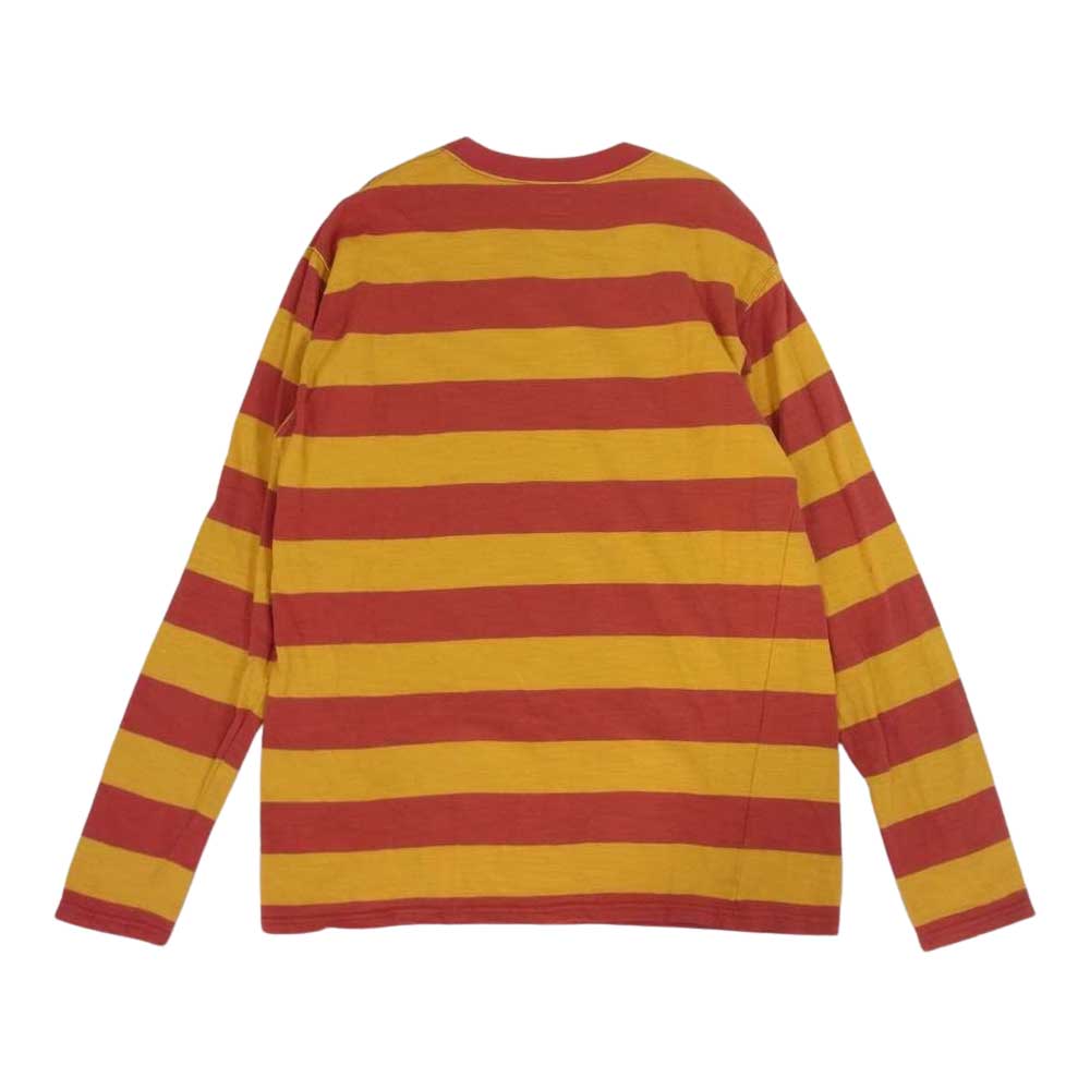 The REAL McCOY'S ザリアルマッコイズ BUCO ブコ ボーダー カットソー 赤×イエロー レッド系 イエロー系 M【中古】