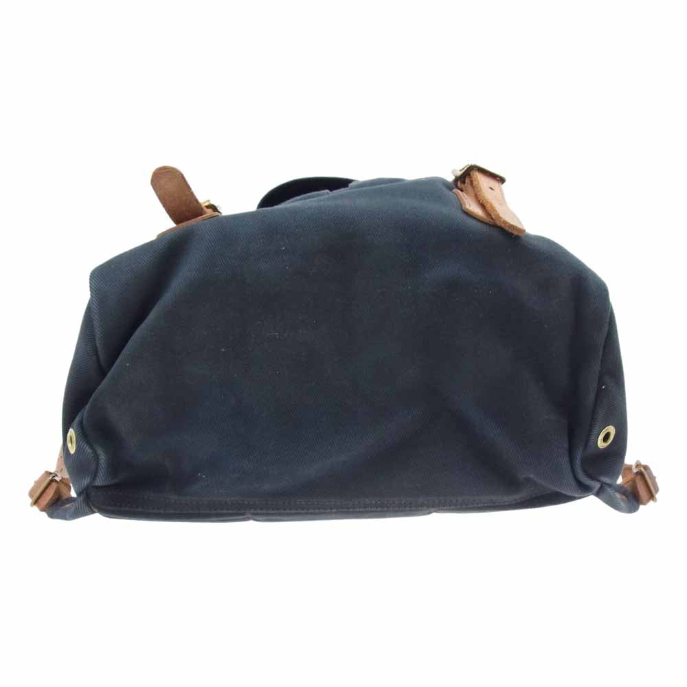 シップジョン waylon backpack オイルド キャンバス バックパック リュック ダークネイビー系【中古】