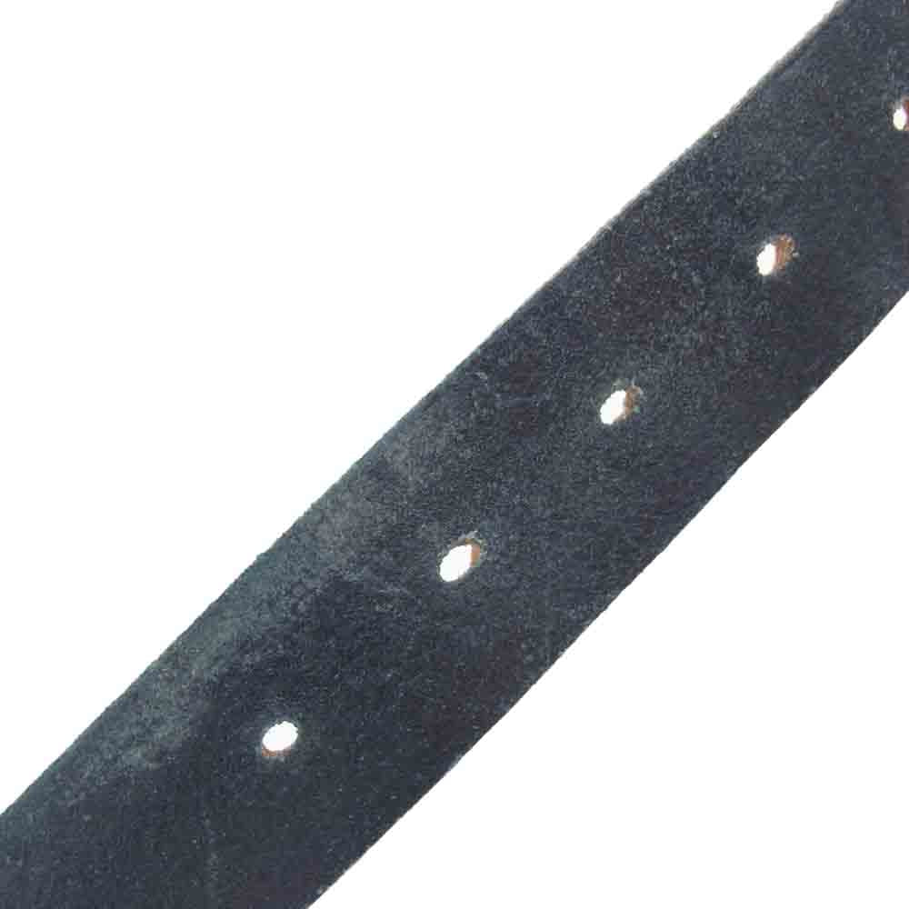LYNCH SILVERSMITH リンチシルバースミス LNC504 COBRA BELT コブラ ベルト シルバー イングリッシュブライドルレザー ベルト ブラック系【中古】
