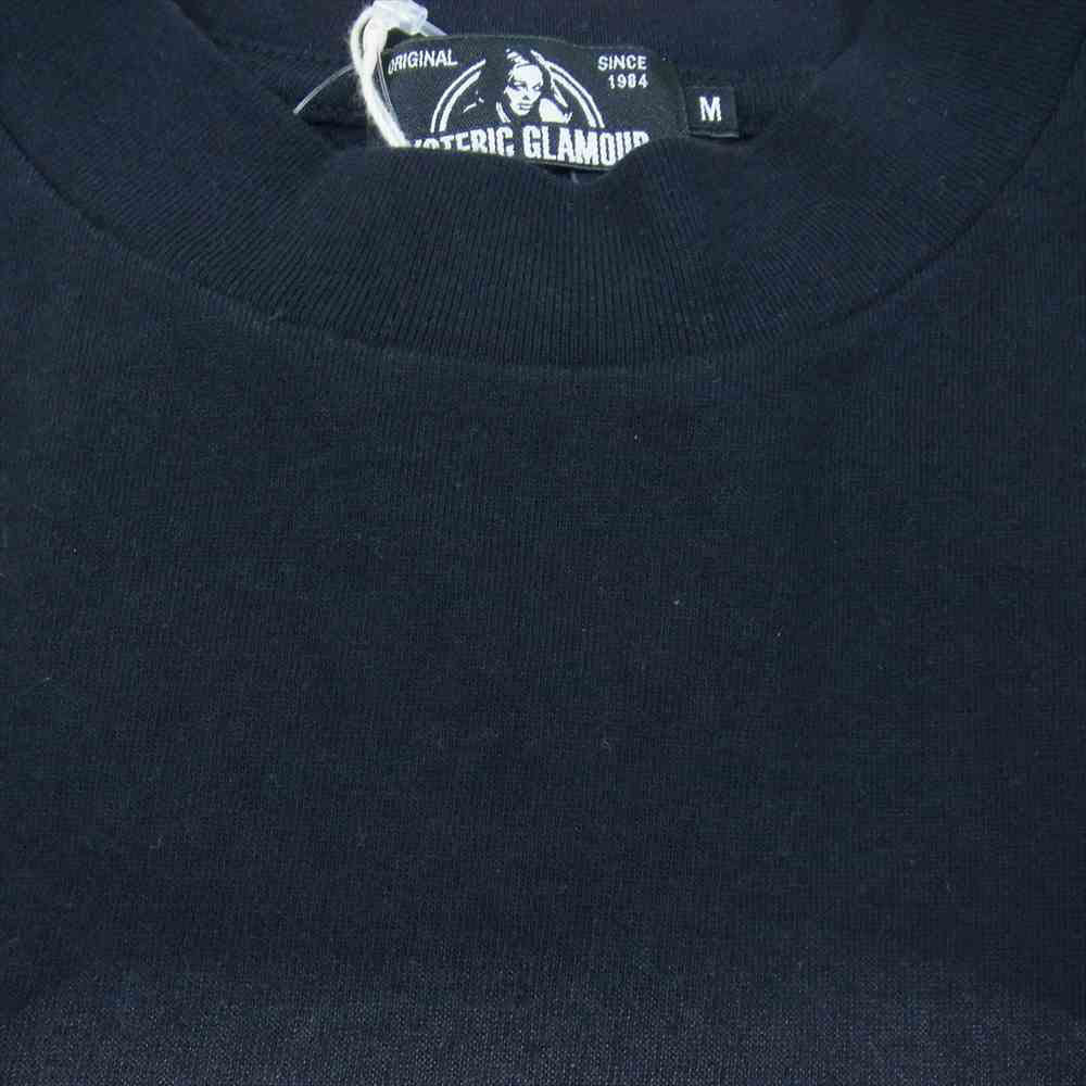 HYSTERIC GLAMOUR ヒステリックグラマー 02203CL15 KULL BERRY スカルベリー ロング Tシャツ ブラック系 M【中古】