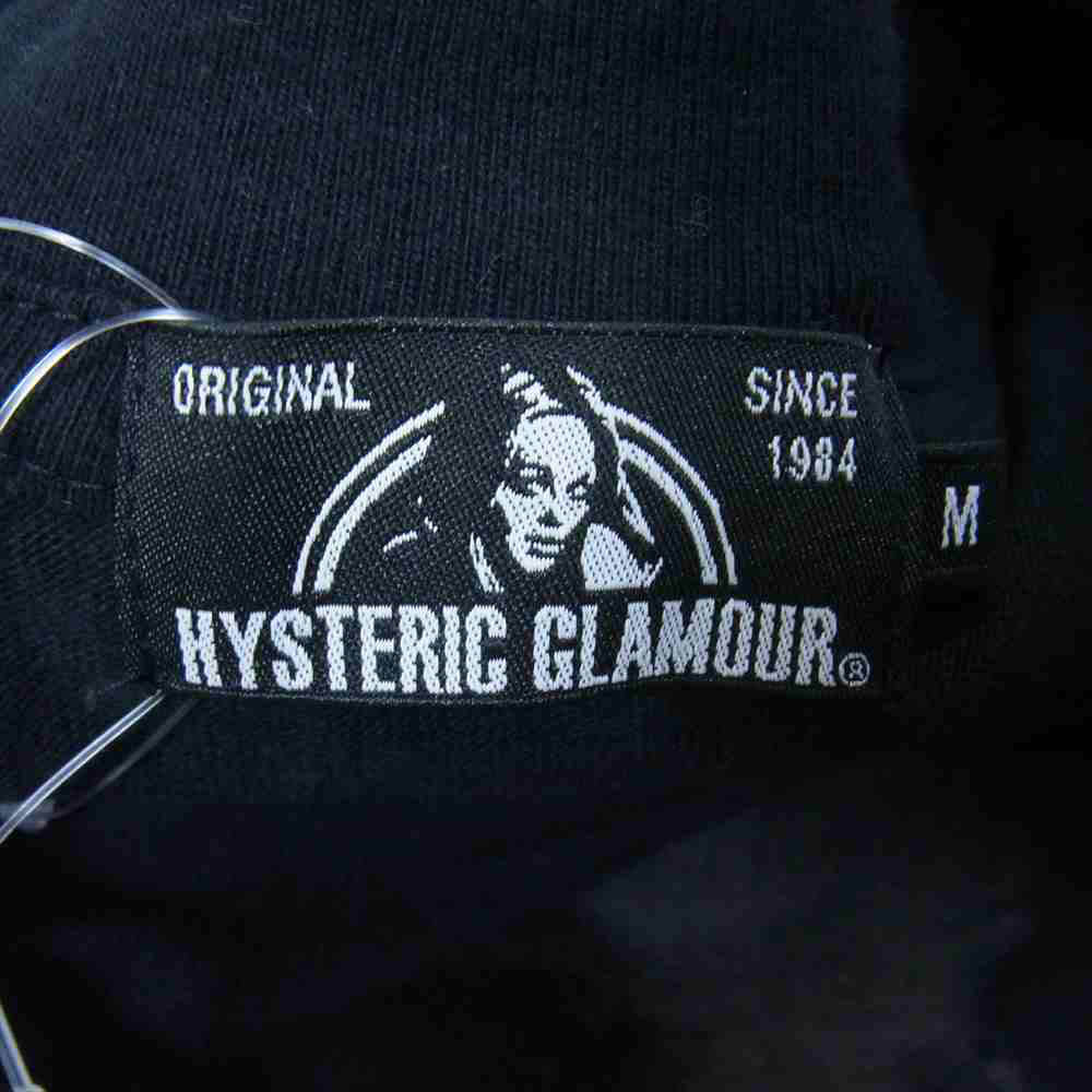 HYSTERIC GLAMOUR ヒステリックグラマー 02203CL15 KULL BERRY スカルベリー ロング Tシャツ ブラック系 M【中古】
