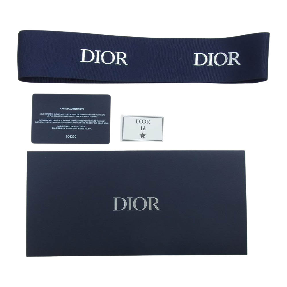 Dior ディオール 2ESBC119VPD_H03E メッセンジャーポーチ オブリーク ギャラクシー カーフスキン パンチング ショルダーバッグ ブラック系【美品】【中古】