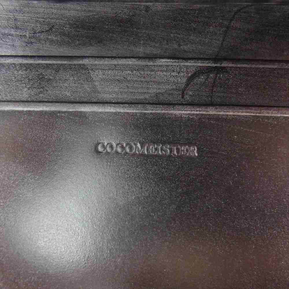 COCOMEISTER ココマイスター ジョージブライドル名刺入れ ダークブラウン ダークブラウン系【極上美品】【中古】