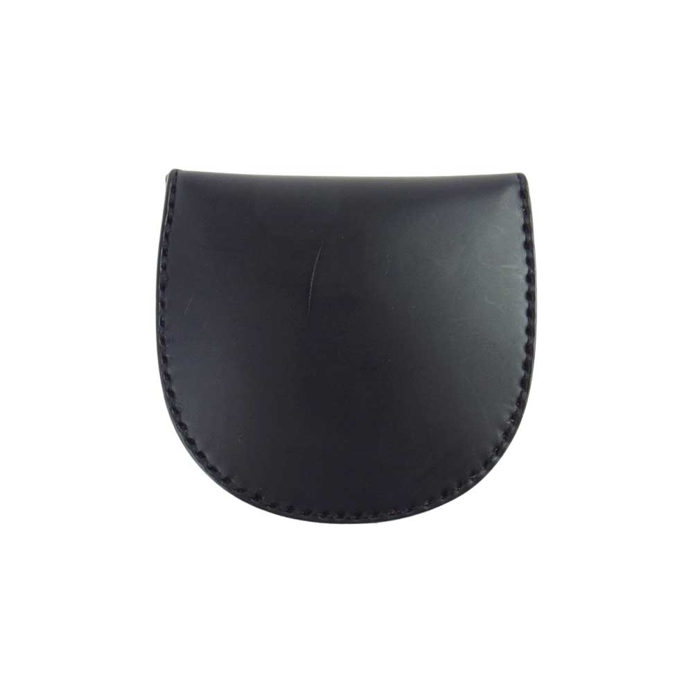 COCOMEISTER ココマイスター コードバン馬蹄型小銭入れ ブラック ブラック系【極上美品】【中古】