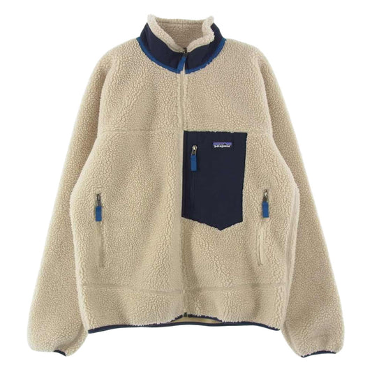 patagonia パタゴニア 18AW 23056 Classic Retro-X Jacket クラシック レトロ フリース ジャケット ホワイト系 M【中古】