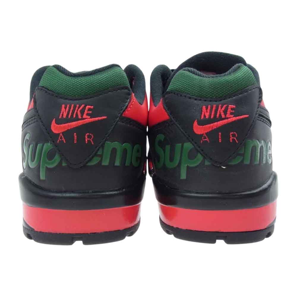 Supreme シュプリーム 21AW CJ5291-001 × NIKE ナイキ AIR CROSS TRAINER 3 LOW エア クロス トレーナー ロー スニーカー ブラック グリーン系 9.5【中古】