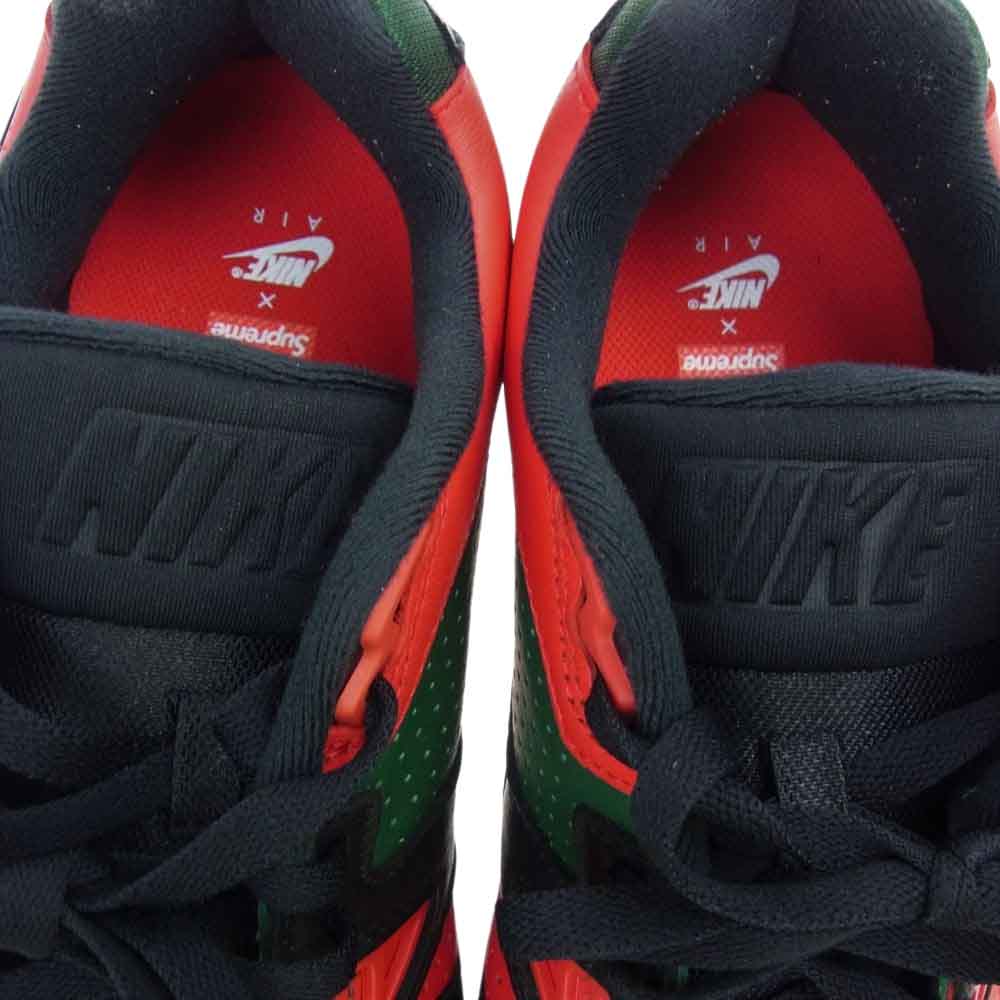 Supreme シュプリーム 21AW CJ5291-001 × NIKE ナイキ AIR CROSS TRAINER 3 LOW エア クロス トレーナー ロー スニーカー ブラック グリーン系 9.5【中古】