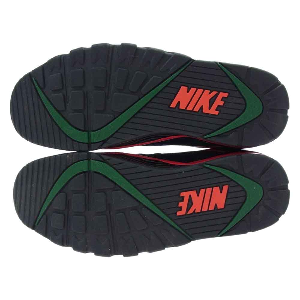 Supreme シュプリーム 21AW CJ5291-001 × NIKE ナイキ AIR CROSS TRAINER 3 LOW エア クロス トレーナー ロー スニーカー ブラック グリーン系 9.5【中古】