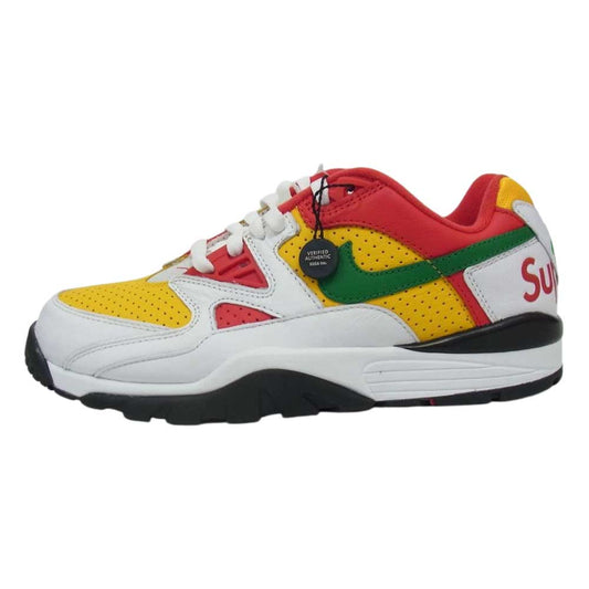 Supreme シュプリーム 21AW CJ5291-100 × NIKE ナイキ AIR CROSS TRAINER 3 LOW エア クロス トレーナー ロー スニーカー ホワイト マルチカラー系 27.5㎝【美品】【中古】