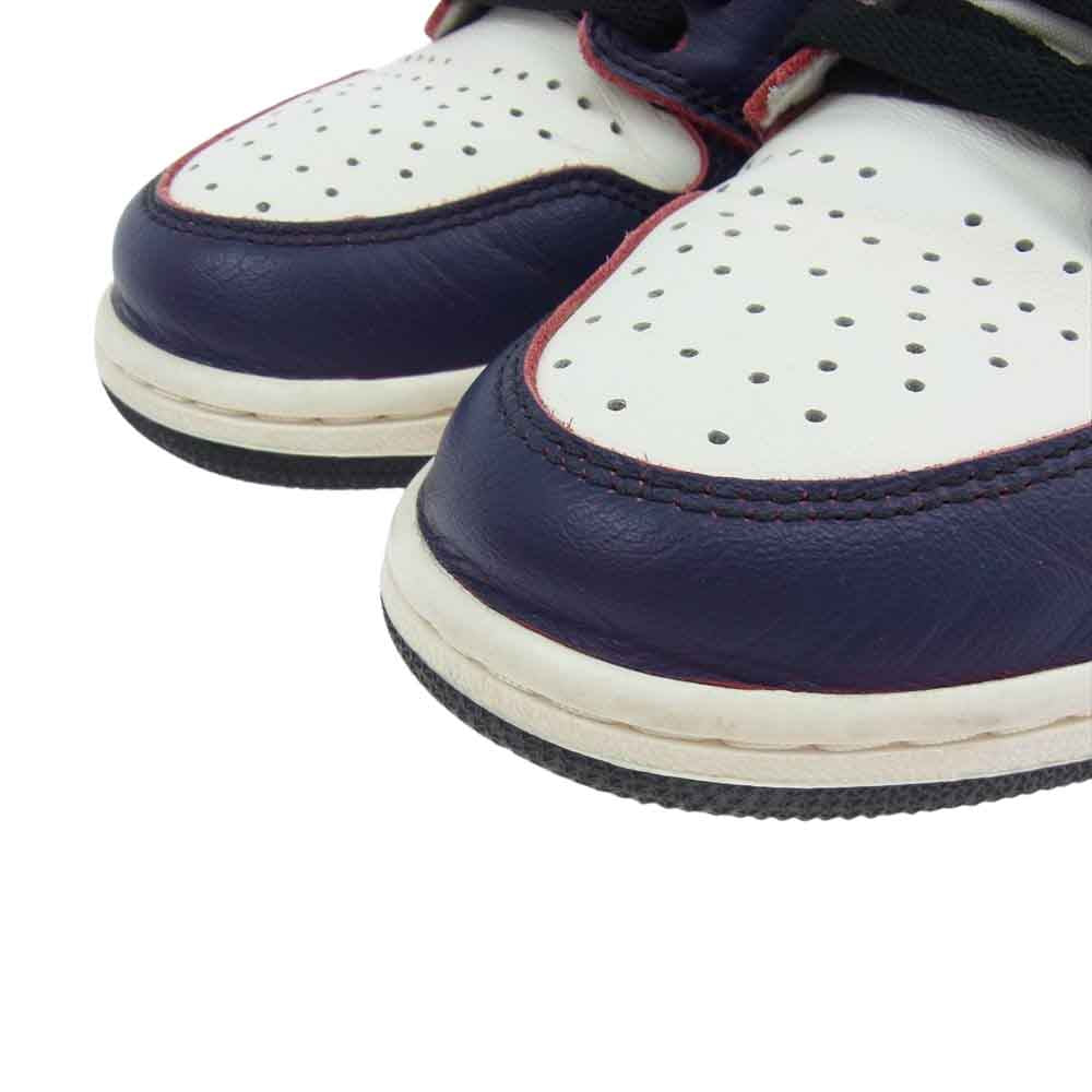 NIKE ナイキ CD6578-507 SB AIR JORDAN 1 HI OG DEFIANT LA TO CHICAGO LA TO CHICAGO エアジョーダン レトロ ハイ オリジナル ディファイアント シカゴ パープル系 ホワイト系 27cm【中古】