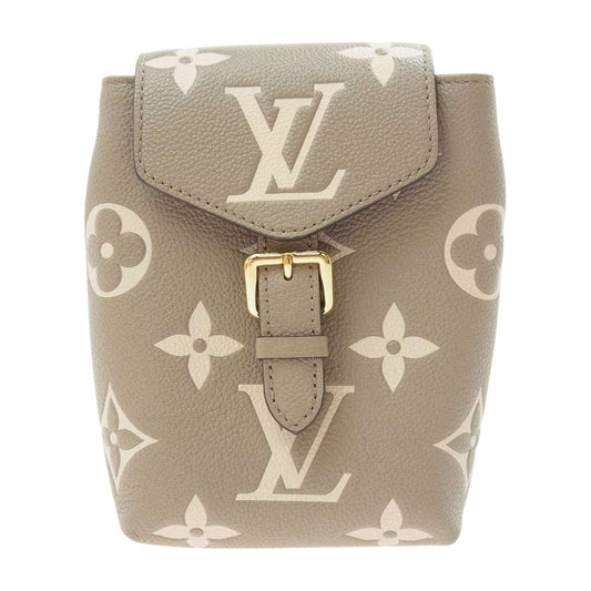 LOUIS VUITTON ルイ・ヴィトン M80738 モノグラム アンプラント タイニー バックパック リュック ベージュ系 ライトブラウン系【中古】