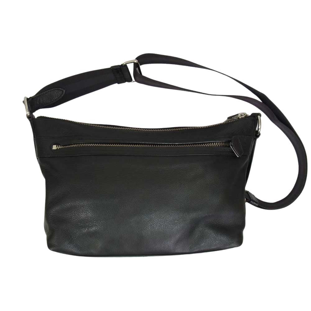 COACH コーチ L1721-F54796 レザー ショルダーバッグ ブラック ブラック系【中古】