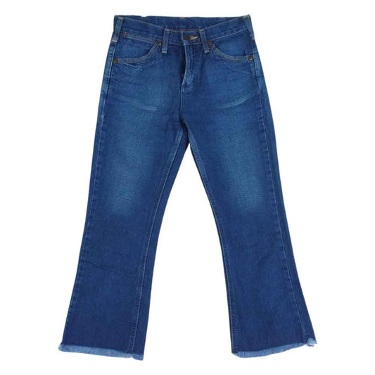 Ron Herman ロンハーマン WS8056 × WRANGLER ラングラー ロンハーマン別注 カットオフ フレア ジーンズ インディゴブルー系 XS【中古】