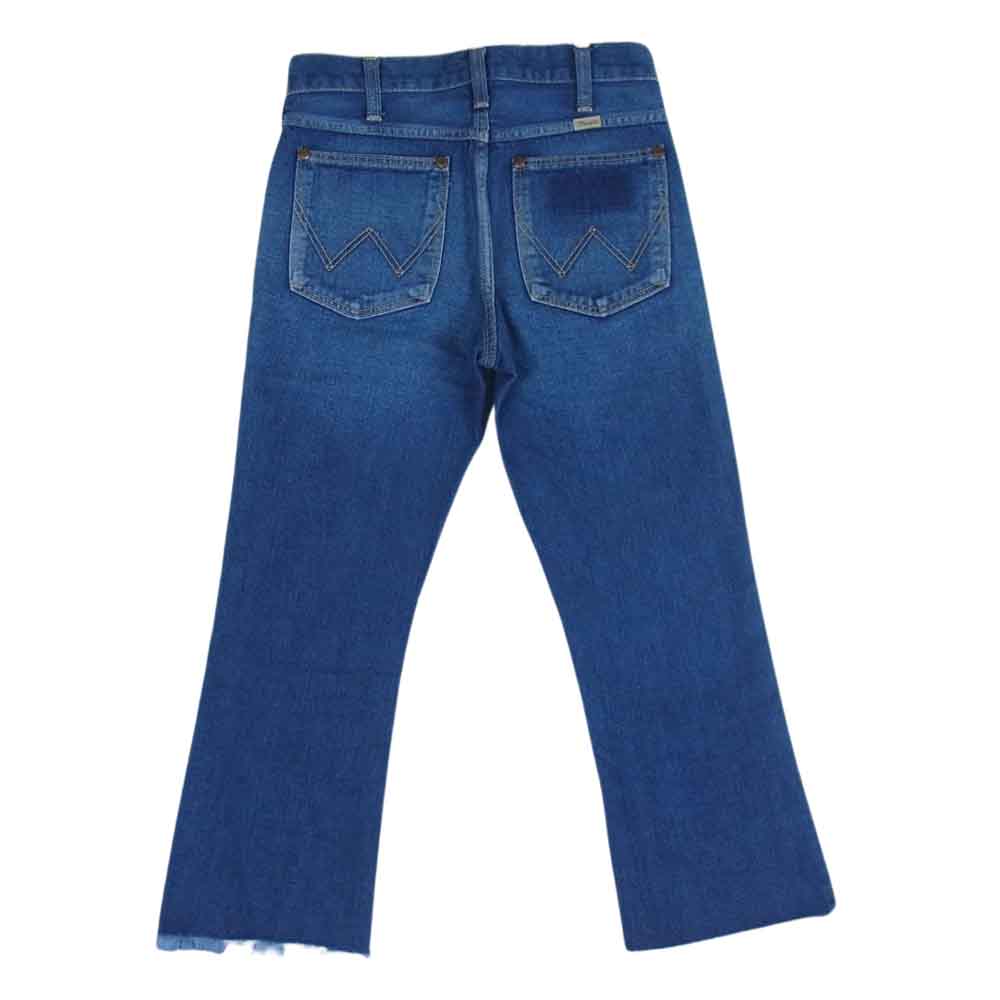 Ron Herman ロンハーマン WS8056 × WRANGLER ラングラー ロンハーマン別注 カットオフ フレア ジーンズ インディゴブルー系 XS【中古】