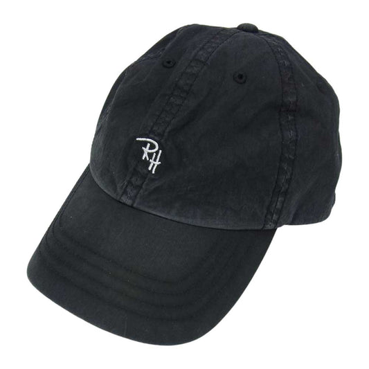 Ron Herman ロンハーマン RH刺繍 キャップ BB CAP ブラック系【美品】【中古】