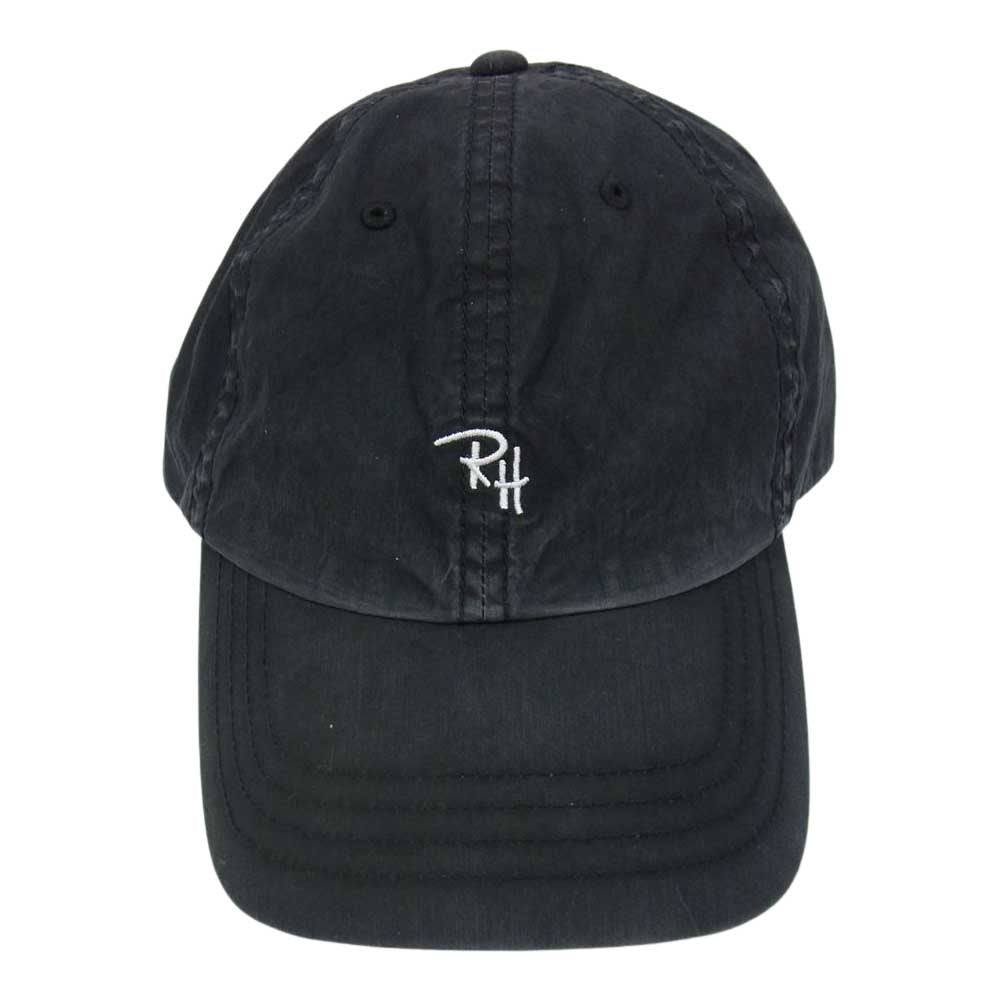 Ron Herman ロンハーマン RH刺繍 キャップ BB CAP ブラック系【美品】【中古】