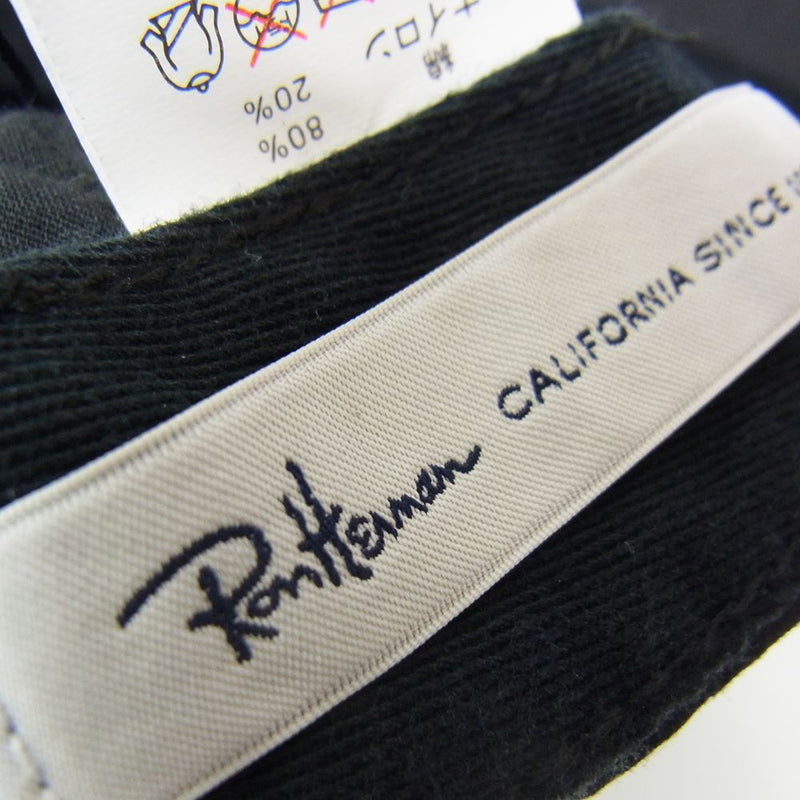 Ron Herman ロンハーマン RH刺繍 キャップ BB CAP ブラック系【美品】【中古】