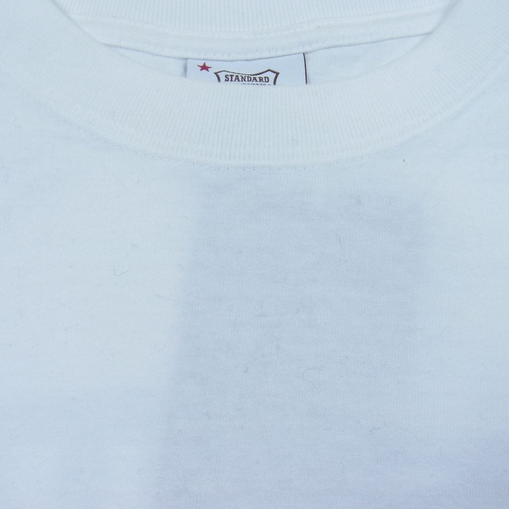 STANDARD CALIFORNIA スタンダードカリフォルニア × RHC Ron Herman SD HEAVYWEIGHT LOGO TEE ロンハーマン ヘビーウエイト ロゴ 半袖 Tシャツ ホワイト系 XL【美品】【中古】
