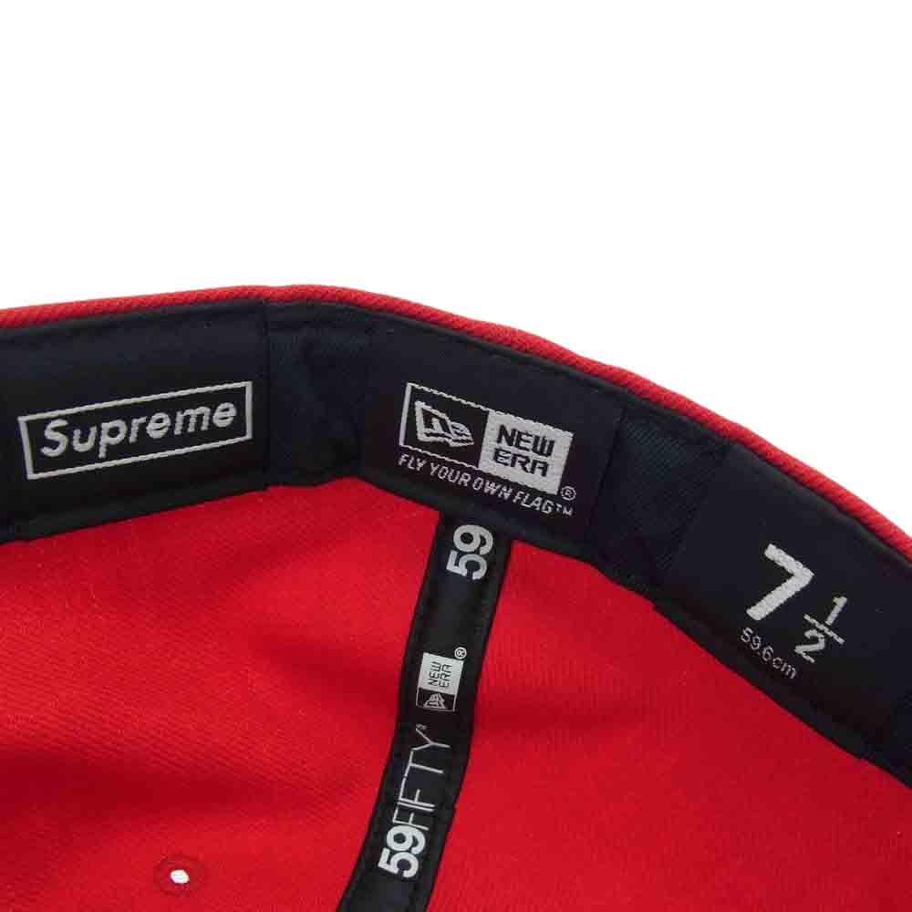 Supreme シュプリーム 13SS FTP NEW ERA Cap ニューエラ ベースボール ロゴ キャップ レッド系【中古】