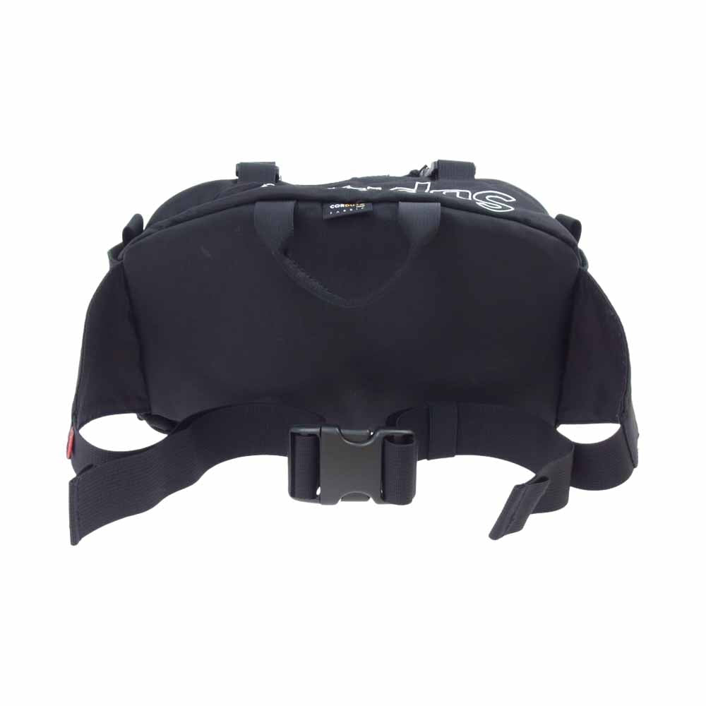 Supreme シュプリーム 19AW waist bag ウエスト ボディ バッグ ブラック系【中古】