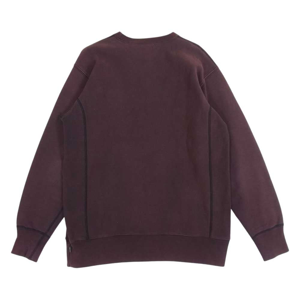 Supreme シュプリーム カナダ製 王冠 刺繍 スウェット トレーナー ブラウン系【中古】