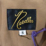 Needles ニードルス KP186 S/S Cowboy One-Up Shirt カウボーイ ワンアップ 半袖 シャツ ライトブラウン系 S【中古】