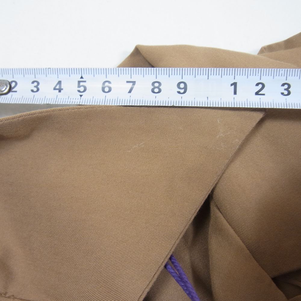 Needles ニードルス KP186 S/S Cowboy One-Up Shirt カウボーイ ワンアップ 半袖 シャツ ライトブラウン系 S【中古】