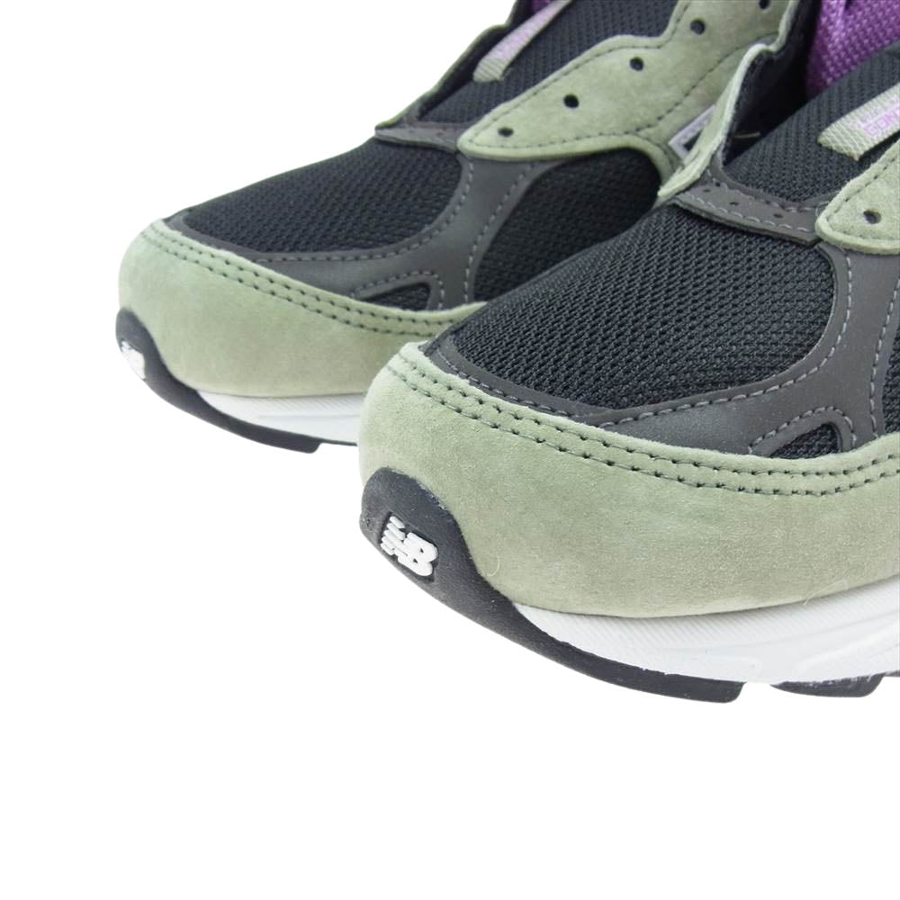 NEW BALANCE ニューバランス M990TC3 USA製 スエード ローカット スニーカー マルチカラー系 25.5【新古品】【未使用】【中古】