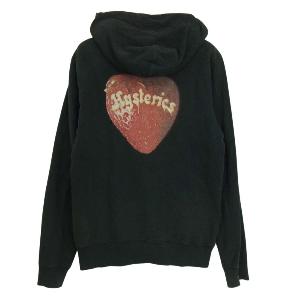 HYSTERIC GLAMOUR ヒステリックグラマー 0204CF04 スカルベリー スウェット パーカー フーディ  ブラック系 M【中古】