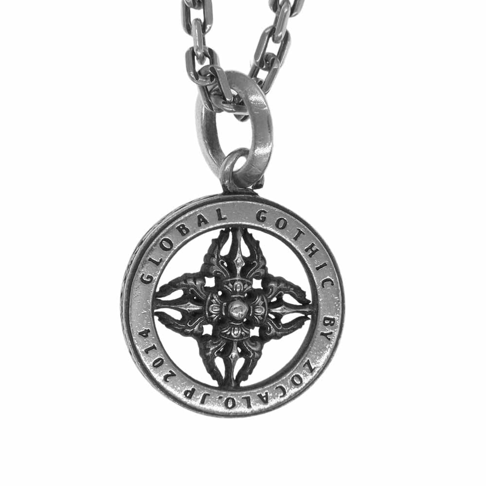 ZOCALO ソカロ クレスト オブ ヴァジュラ ペンダントトップ バードチェーン ネックレス シルバー系【中古】