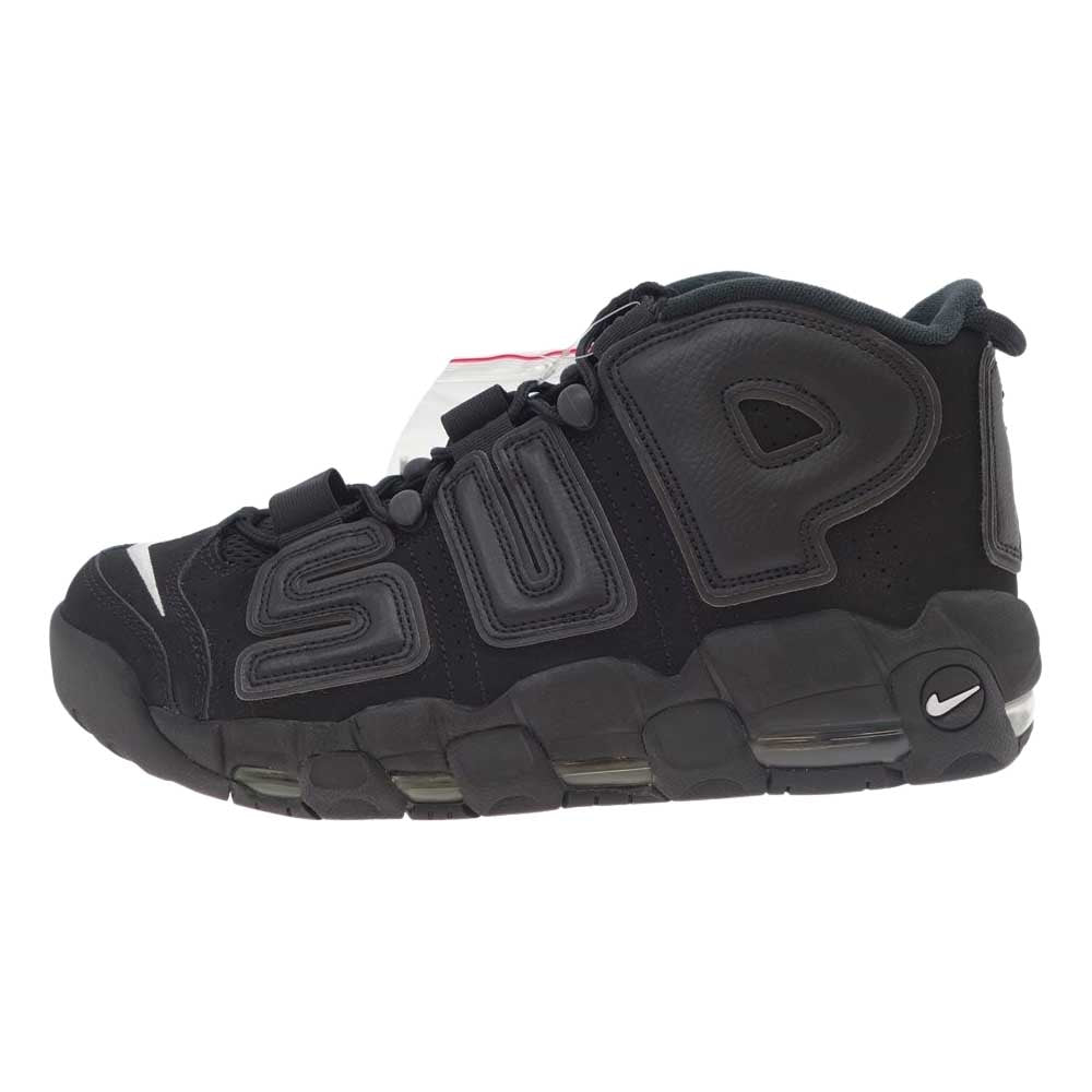 Supreme シュプリーム 17SS  902290-001 ×NIKE MORE UP TEMPO ナイキ モア アップテンポ  モアテン BK ブラック系 28cm【新古品】【未使用】【中古】