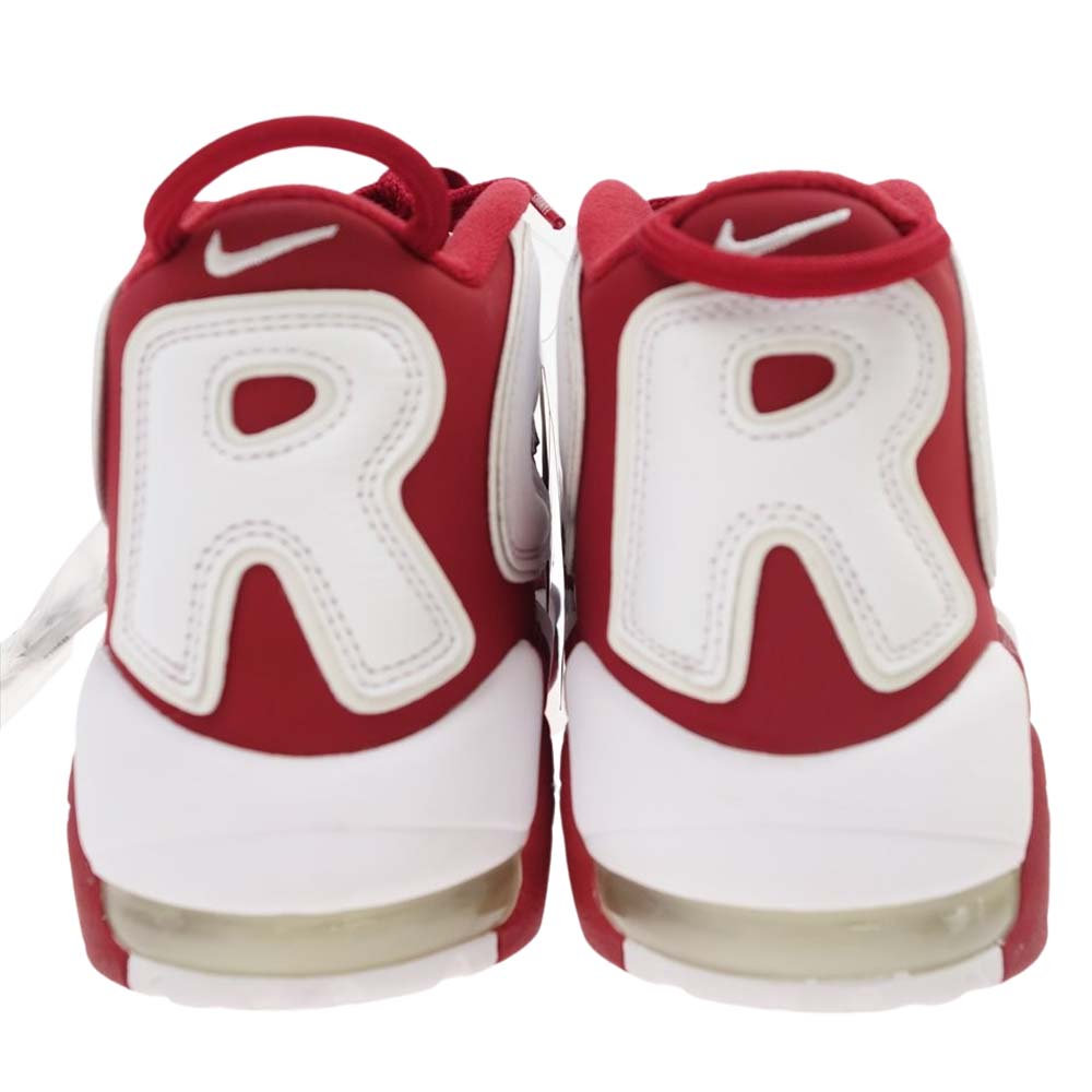 Supreme シュプリーム 17SS 902290-600 ×NIKE MORE UP TEMPO ナイキ モア アップテンポ  モアテン red white ホワイト系 レッド系 28cm【極上美品】【中古】