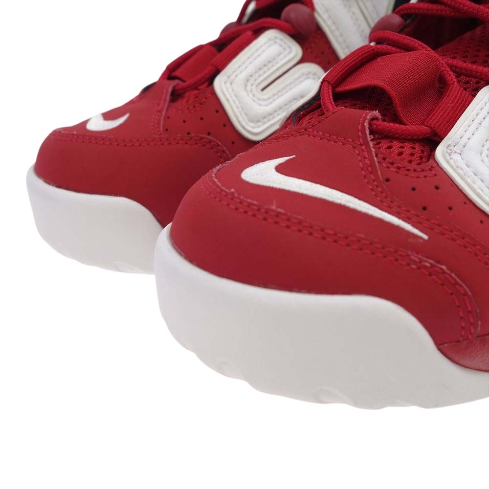 Supreme シュプリーム 17SS 902290-600 ×NIKE MORE UP TEMPO ナイキ モア アップテンポ  モアテン red white ホワイト系 レッド系 28cm【極上美品】【中古】