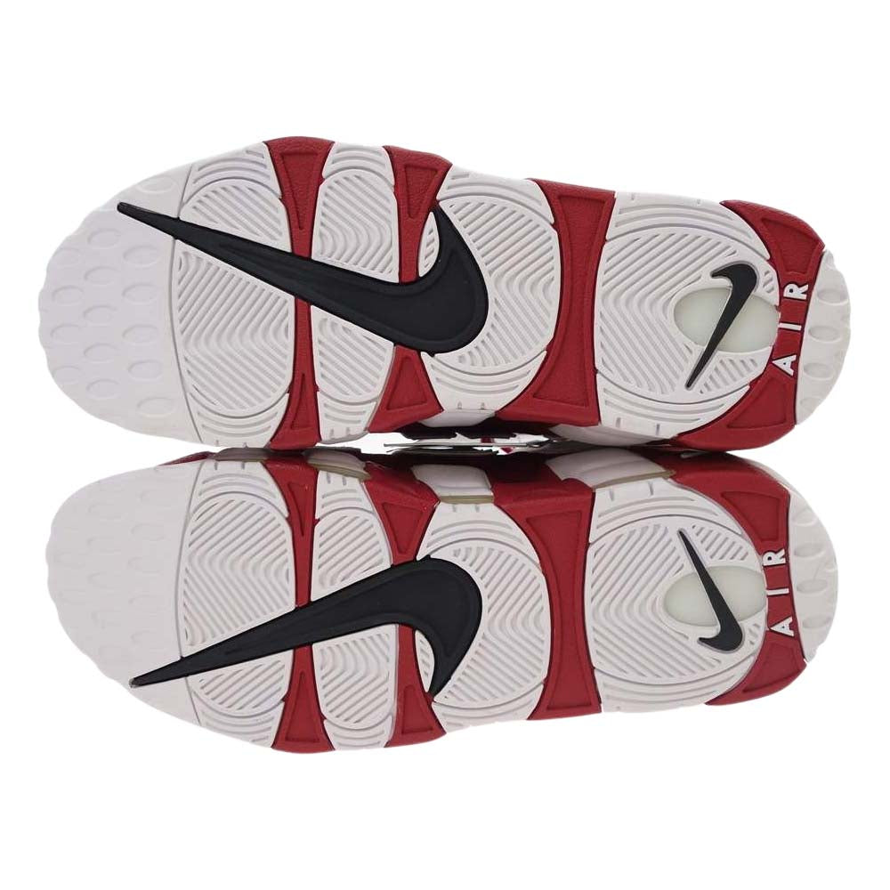 Supreme シュプリーム 17SS 902290-600 ×NIKE MORE UP TEMPO ナイキ モア アップテンポ  モアテン red white ホワイト系 レッド系 28cm【極上美品】【中古】